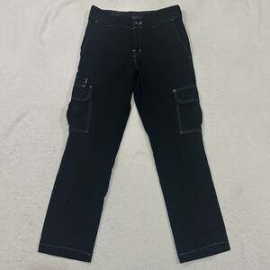 Dickies Flex Black Cargo Pants with Contrast Stitching